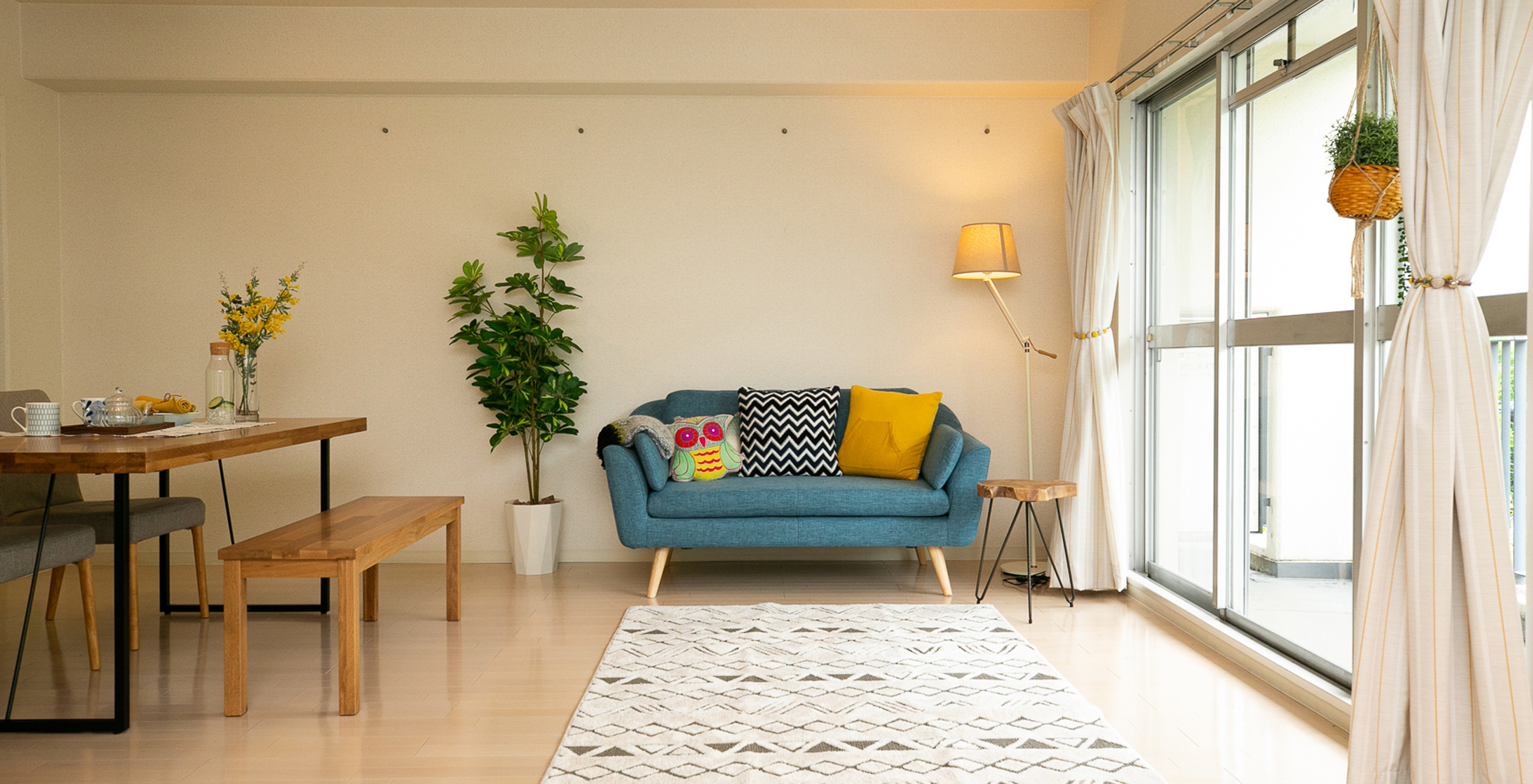 滋賀県南部の注文住宅リビング